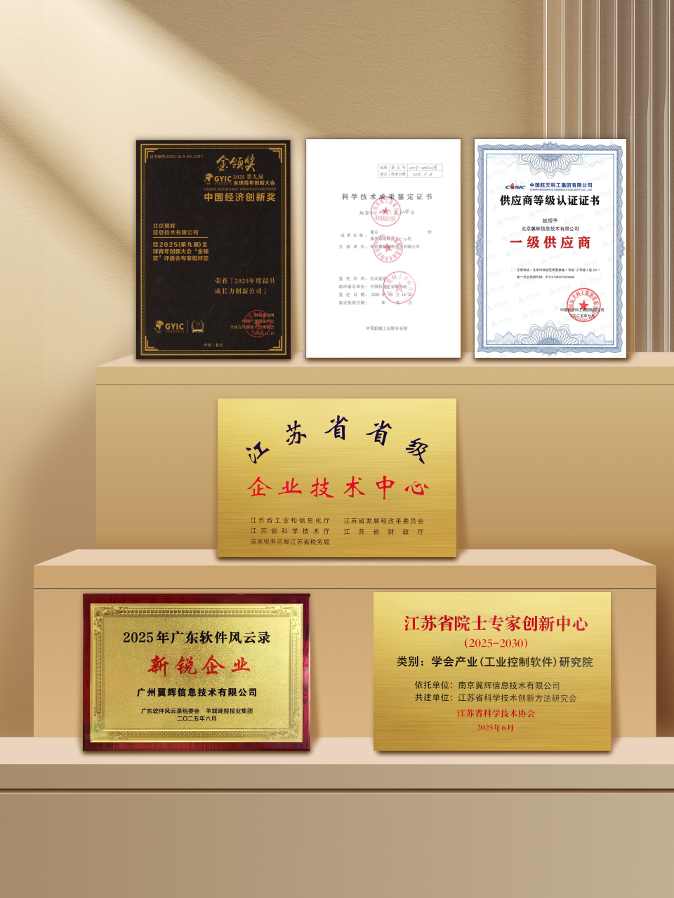 翼辉信息 - 2025 公司荣誉集合